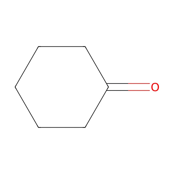 Sikloheksanon molekül yapısı — CAS 108-94-1
