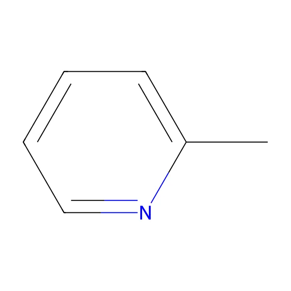 2-metilpiridin molekül yapısı — CAS 109-06-8