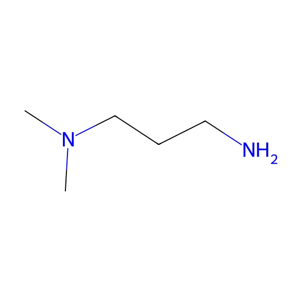 3-Dimetilaminopropilamin molekül yapısı — CAS 109-55-7
