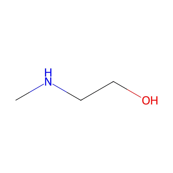 N-metiletanolamin molekül yapısı — CAS 109-83-1