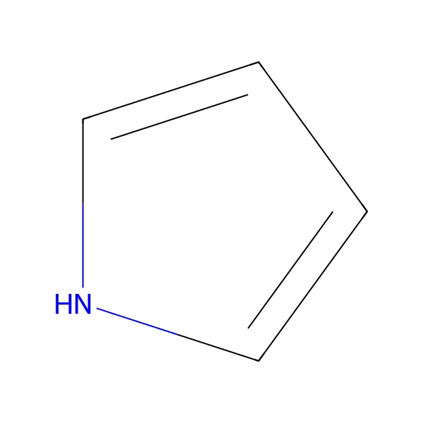 Pirol molekül yapısı — CAS 109-97-7