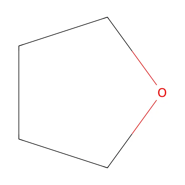 Tetrahidrofuran molekül yapısı — CAS 109-99-9