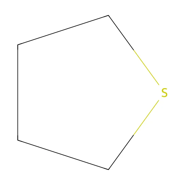 Tetrahidrotiyofen molekül yapısı — CAS 110-01-0