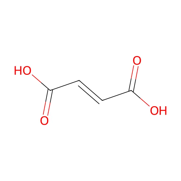Fumarik asit molekül yapısı — CAS 110-17-8