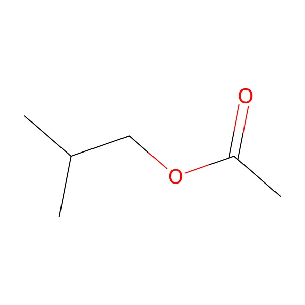 İzobütil asetat molekül yapısı — CAS 110-19-0