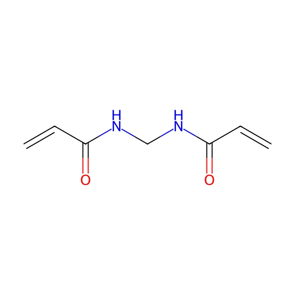 Metilenbisakrilamid molekül yapısı — CAS 110-26-9
