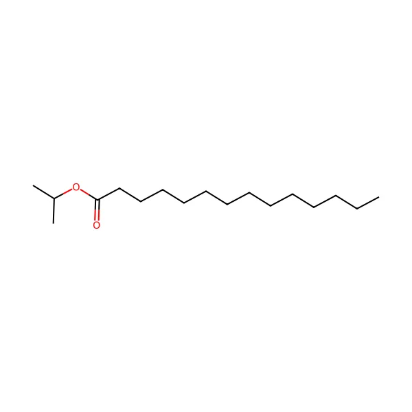İzopropil miristat molekül yapısı — CAS 110-27-0