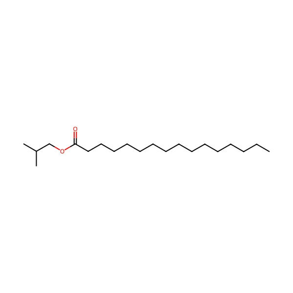 İzobütil palmitat molekül yapısı — CAS 110-34-9