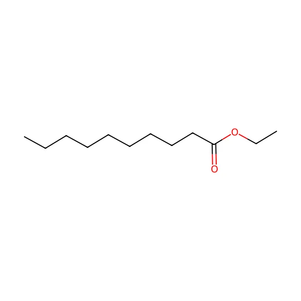 Etil dekanat molekül yapısı — CAS 110-38-3