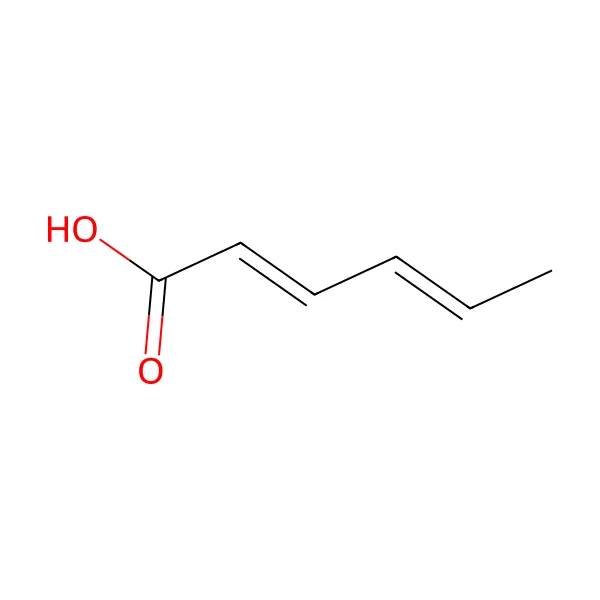 Sorbik asit molekül yapısı — CAS 110-44-1