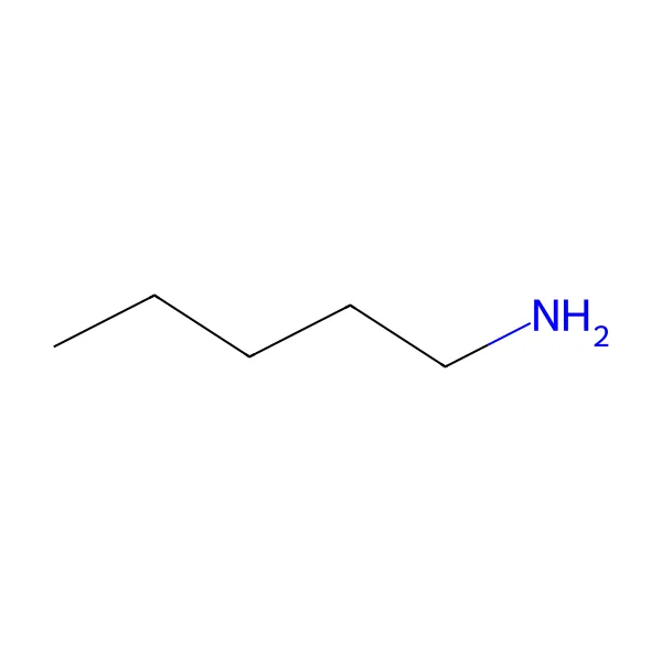 Pentilamin molekül yapısı — CAS 110-58-7