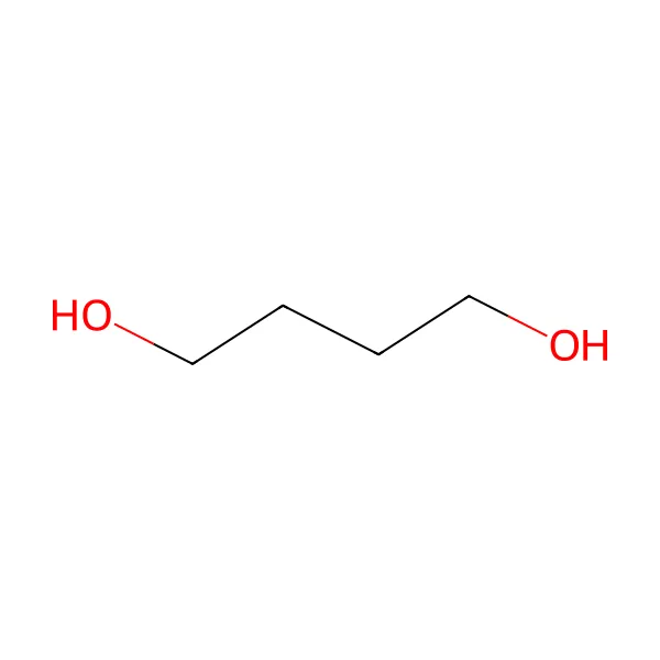1,4-bütandiol molekül yapısı — CAS 110-63-4