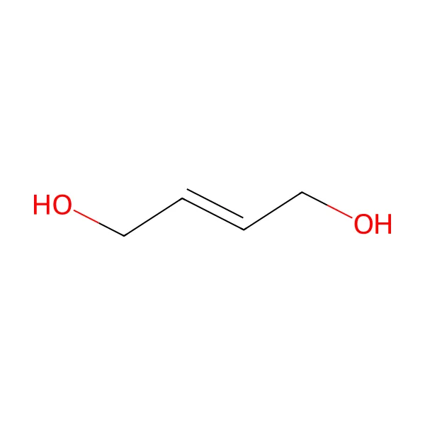 2-büten-1,4-diol molekül yapısı — CAS 110-64-5