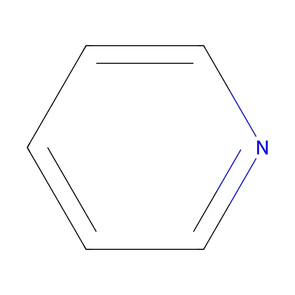 Piridin molekül yapısı — CAS 110-86-1