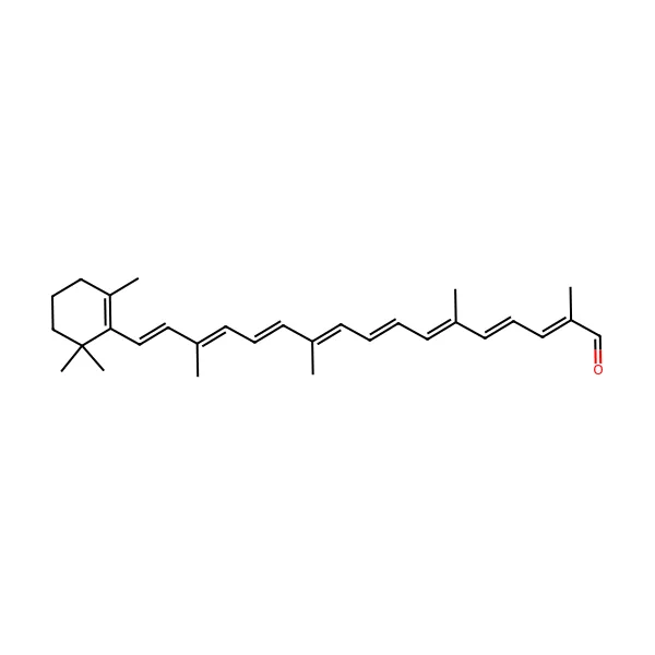 Apokarotenal molekül yapısı — CAS 1107-26-2