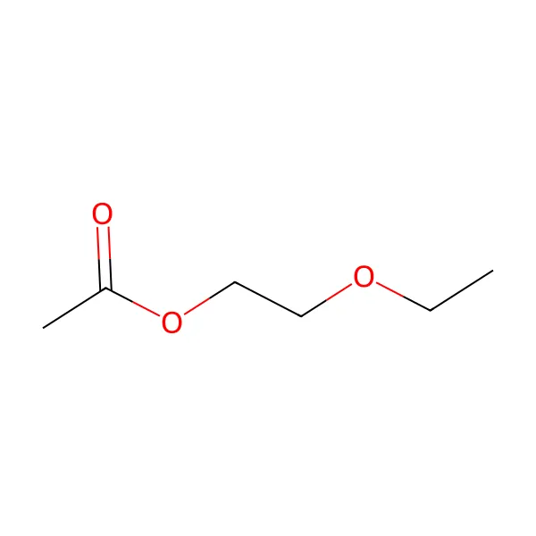 2-etoksietil asetat molekül yapısı — CAS 111-15-9
