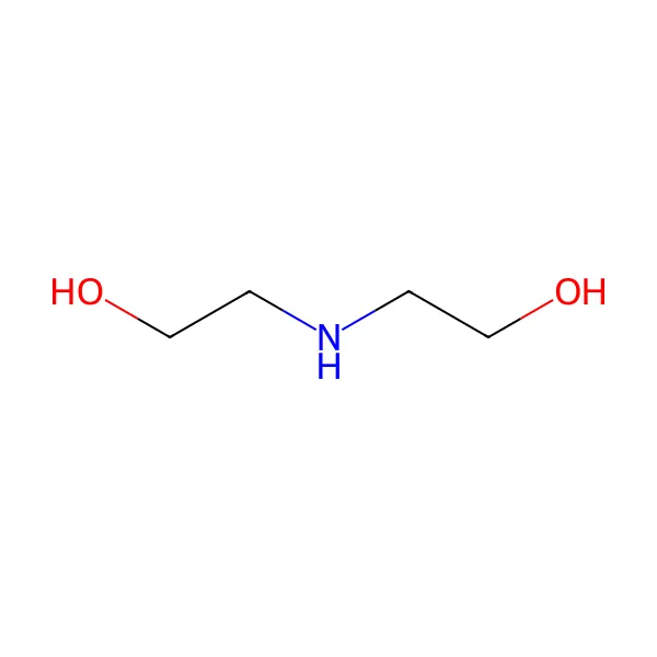 Dietanolamin molekül yapısı — CAS 111-42-2