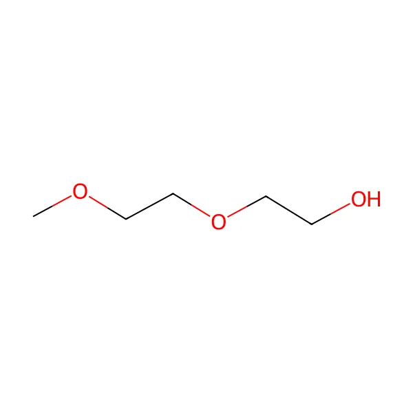Dietilen glikol monometil eter molekül yapısı — CAS 111-77-3