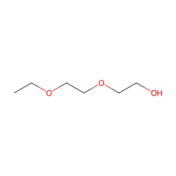 Dietilen glikol monoetil eter molekül yapısı — CAS 111-90-0