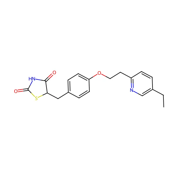 Pioglitazon molekül yapısı — CAS 111025-46-8