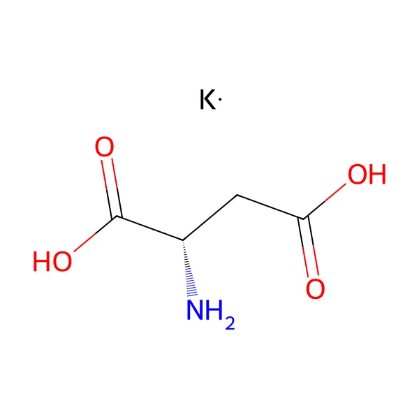 Potasyum aspartat molekül yapısı — CAS 1115-63-5