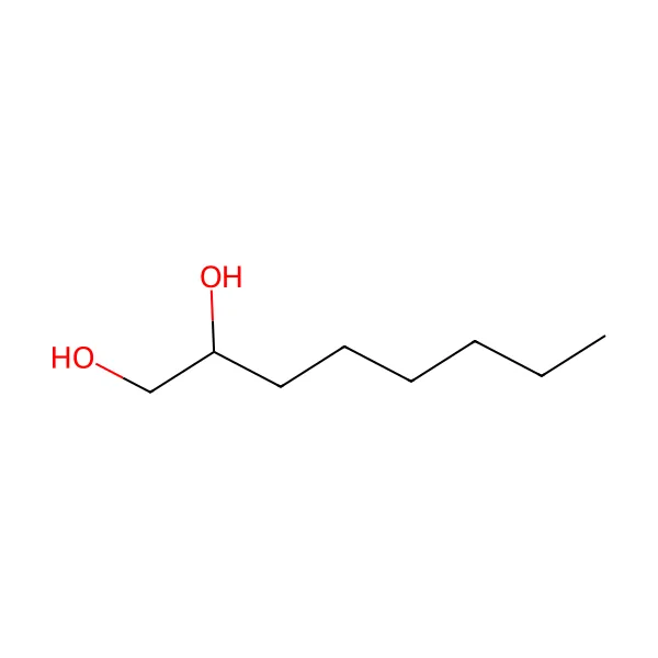 1,2-oktandiol molekül yapısı — CAS 1117-86-8
