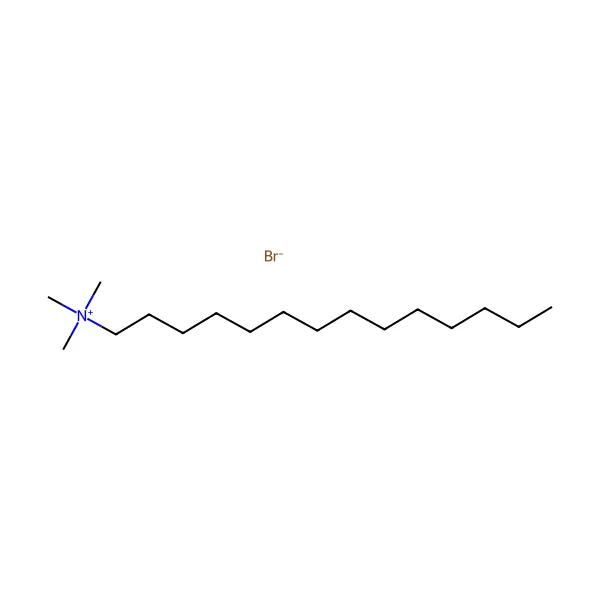 Tetradesitrimetilamonyum bromür molekül yapısı — CAS 1119-97-7