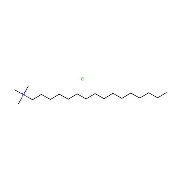 Heksadesiltrimetilamonyum klorür molekül yapısı — CAS 112-02-7