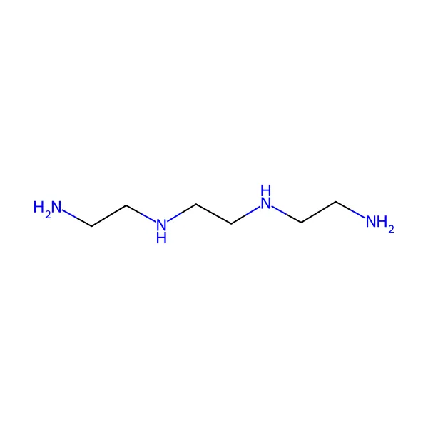 Trietilentetramin molekül yapısı — CAS 112-24-3
