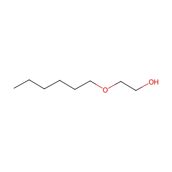 Etilen glikol monoheksil eter molekül yapısı — CAS 112-25-4