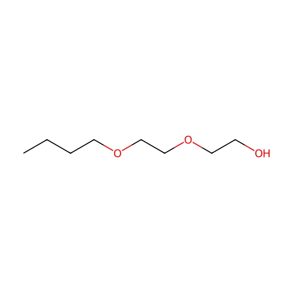 Dietilen glikol monobutil eter molekül yapısı — CAS 112-34-5