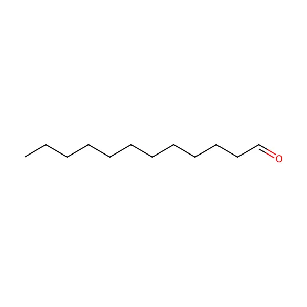 Lauril aldehit molekül yapısı — CAS 112-54-9