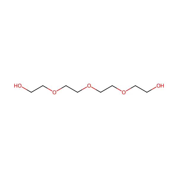 Tetraetilen glikol molekül yapısı — CAS 112-60-7