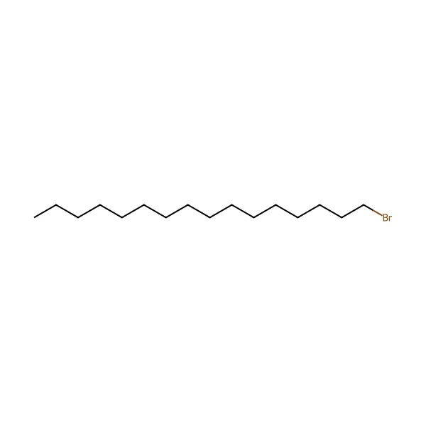 1-bromoheksadekan molekül yapısı — CAS 112-82-3