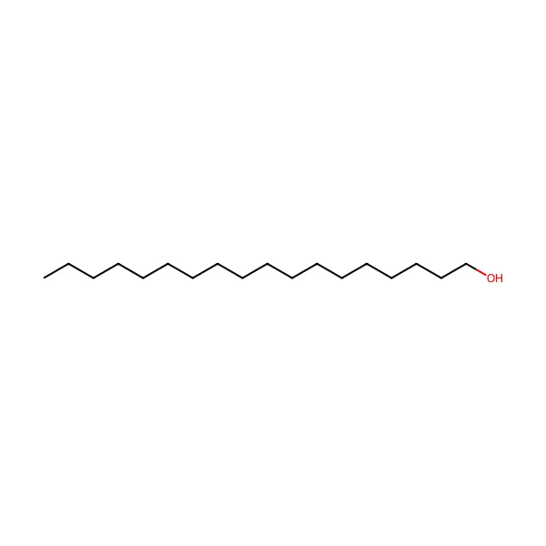 Stearil alkol molekül yapısı — CAS 112-92-5