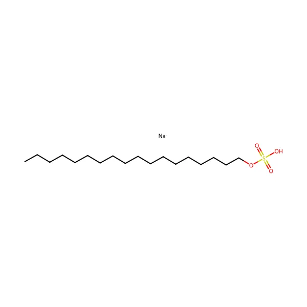 Sodyum stearil sülfat molekül yapısı — CAS 1120-04-3