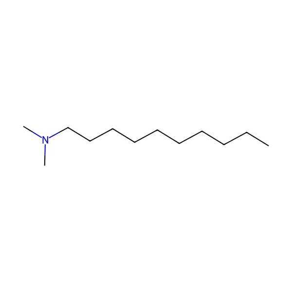 Desildimetilamin molekül yapısı — CAS 1120-24-7