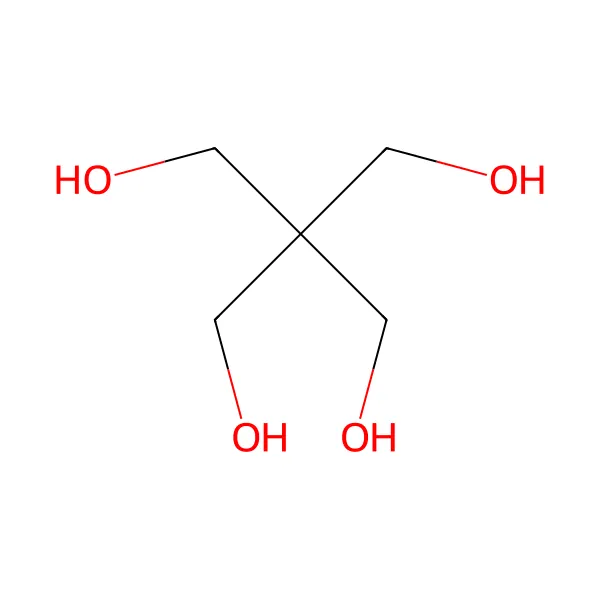 Pentaeritritol molekül yapısı — CAS 115-77-5