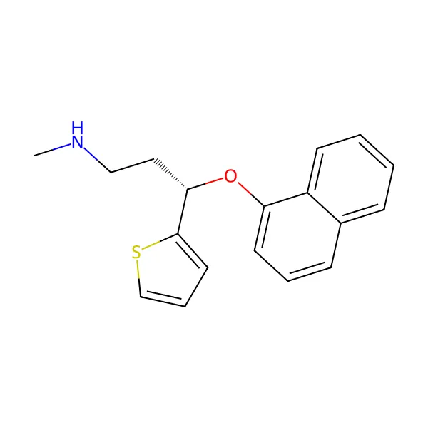 Duloksetin molekül yapısı — CAS 116539-59-4