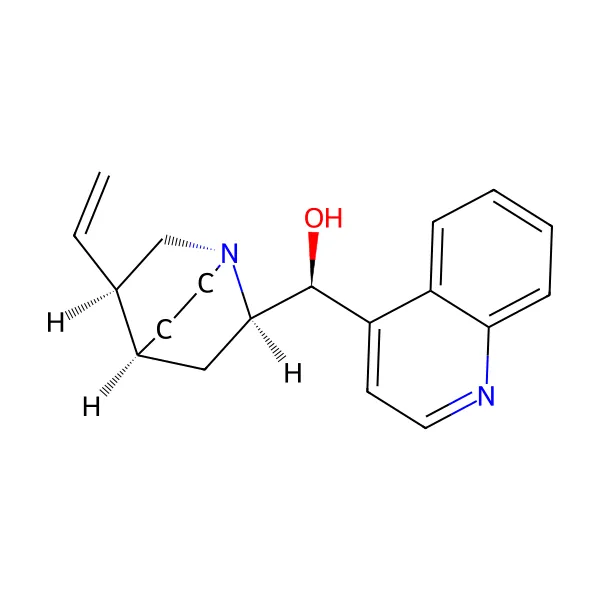 Sinkonin molekül yapısı — CAS 118-10-5