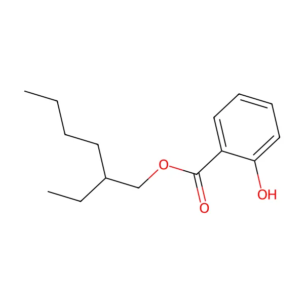 2-etilheksil salisilat molekül yapısı — CAS 118-60-5