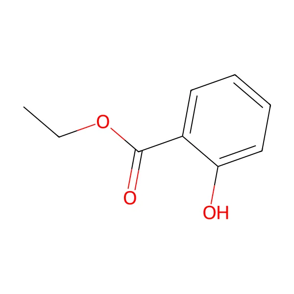 Etil salisilat molekül yapısı — CAS 118-61-6