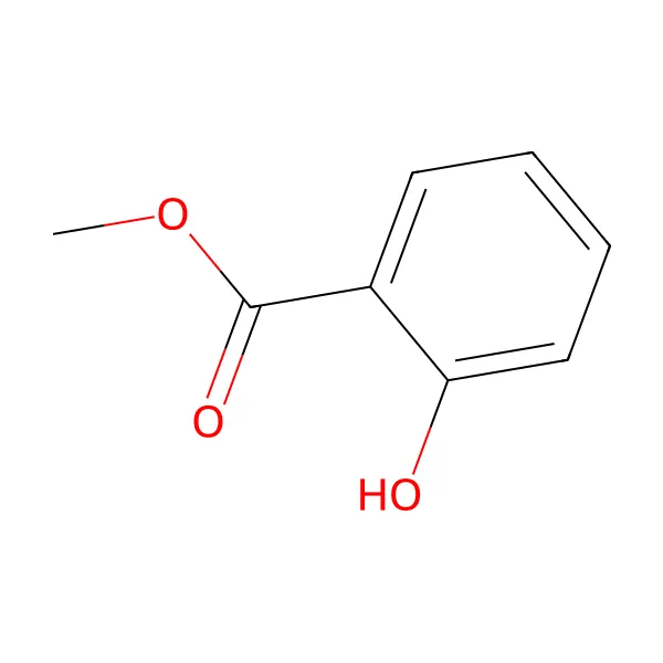 Metil salisilat molekül yapısı — CAS 119-36-8
