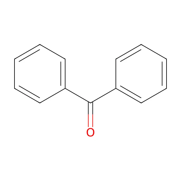 Benzofenon molekül yapısı — CAS 119-61-9