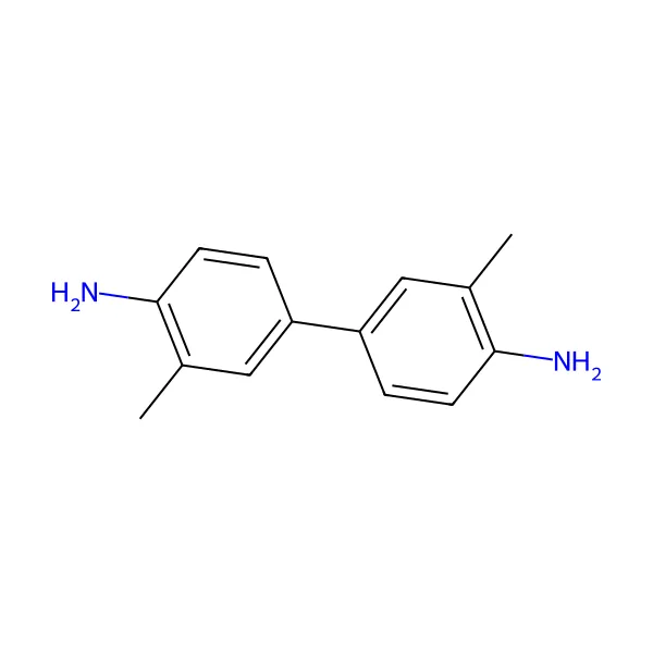 o-Tolidin molekül yapısı — CAS 119-93-7