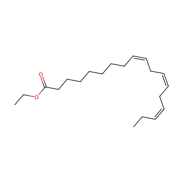Etil linolenat molekül yapısı — CAS 1191-41-9