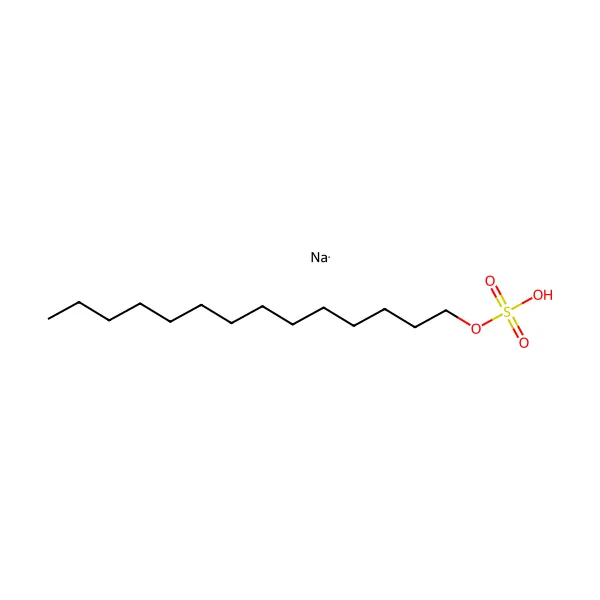 Sodyum miristil sülfat molekül yapısı — CAS 1191-50-0