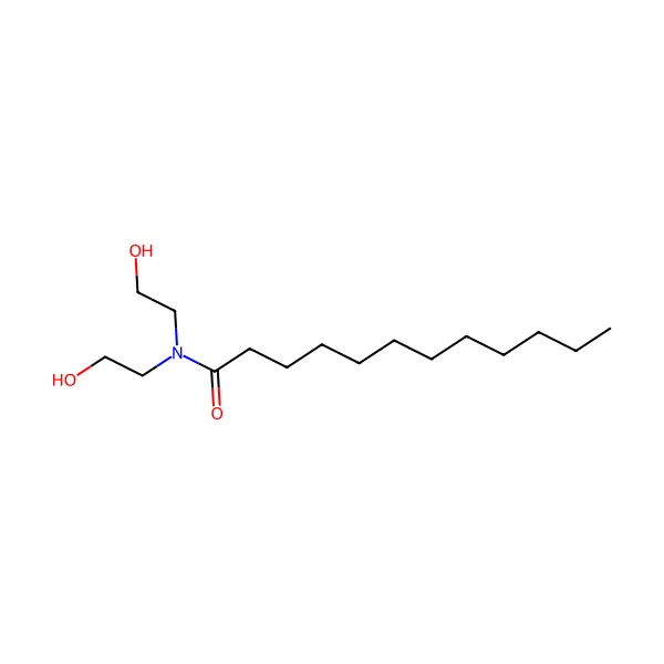 Laurik dietanolamid molekül yapısı — CAS 120-40-1