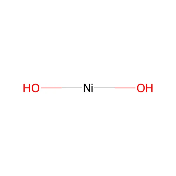 Nikel hidroksit molekül yapısı — CAS 12054-48-7