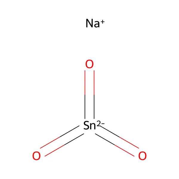 Sodyum stannat molekül yapısı — CAS 12058-66-1